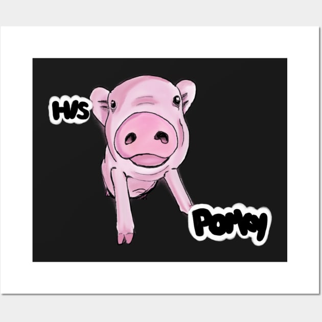 His porky Wall Art by Jimnorris